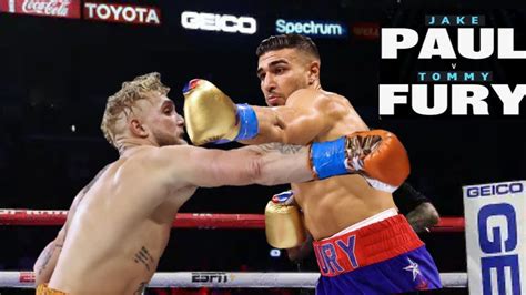 The Influencers Fight In The Ring Highlights Jake Paul Vs Tommy Fury