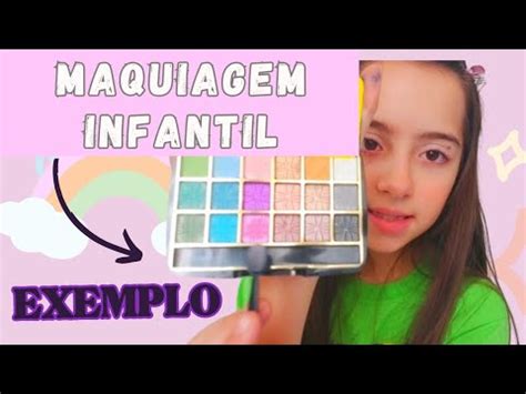 Fácil Make Infantil Simples - Aprenda a Como fazer uma maquiagem infantil simples e divertida. - YouTube