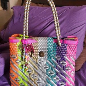 Bolsa Mexicano Tote Bolsa de Plástico Reciclado Bolsa Tote Mexicano