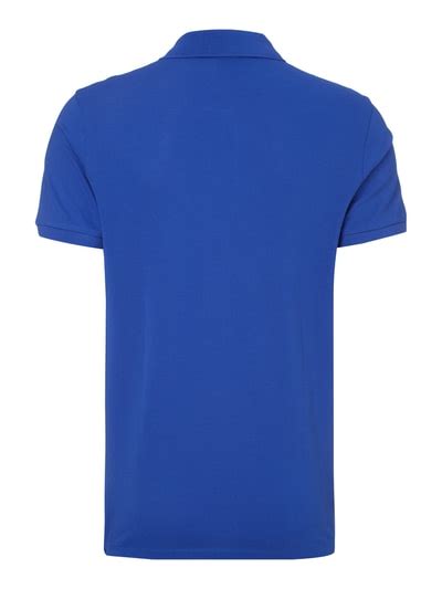 Boss Poloshirt Mit Logo Stickerei Royalblau Online Kaufen