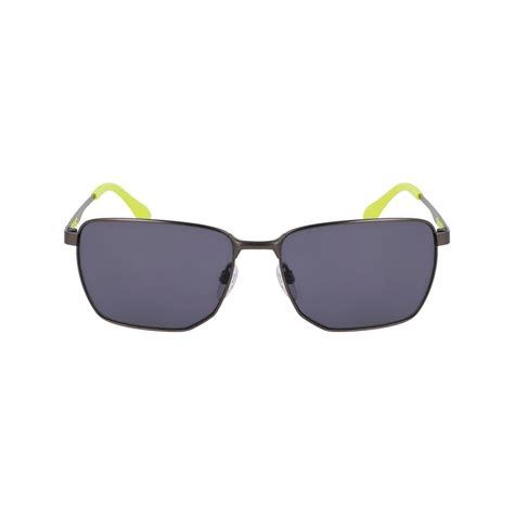 Retro Metal Square Sunglasses Graphite