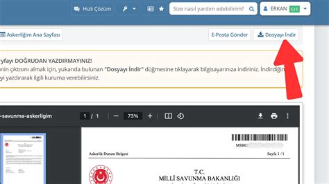 E Devletten Askerlik Durum Belgesi Nas L Al N R Webtekno