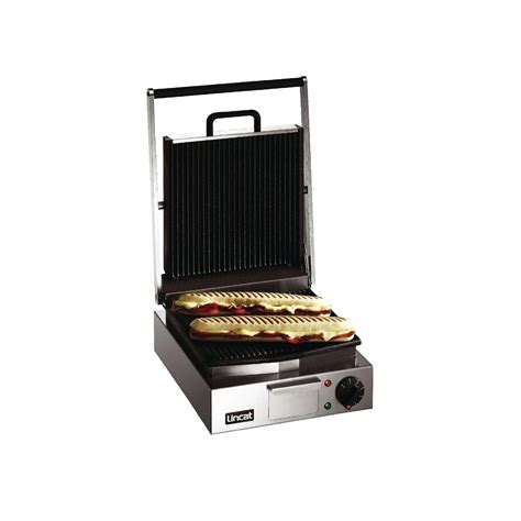 Grill panini inox simple en fonte rainurée 2250 W 220 V