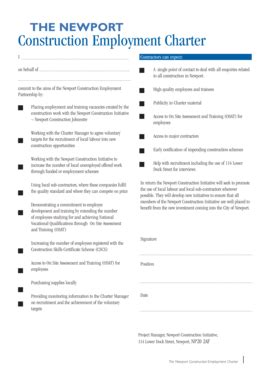 Fillable Online Charter Application Form And Return It To Newport