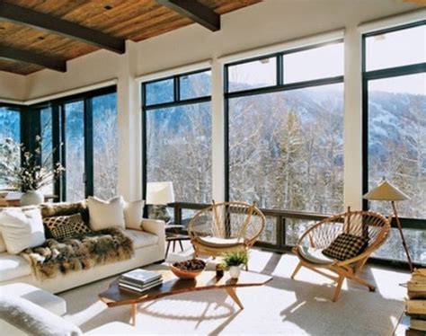 Natural Chalet Living Room Designs Digsdigs