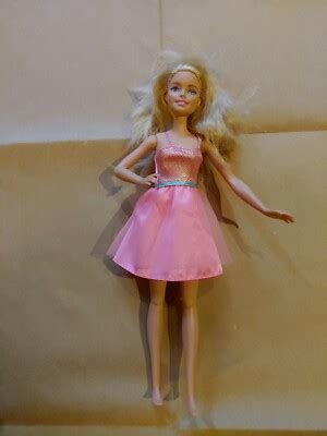 Mattel 2015 Barbie Doll Blonde Articulated Legs Flat Feet EBay