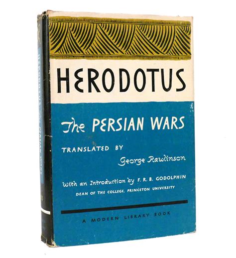 THE PERSIAN WARS Modern Library by Herodotus: Hardcover (1942) First ...