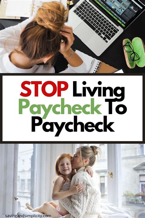 How To Stop Living Paycheck To Paycheck Saving Simplicity