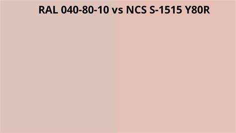 Ral 040 80 10 Vs Ncs S 1515 Y80r Ral Colour Chart Uk