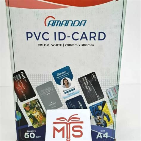 Jual Kertas Pvc Bahan Id Card Amanda Sheet Shopee Indonesia