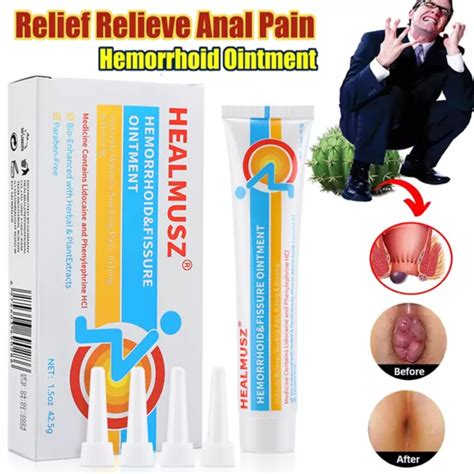 HAEMORRHOIDS TREATMENT CREAM Hemorrhoid Piles Anal Fissure Prolapse Cream Gel PicClick UK