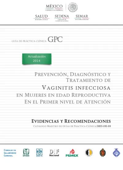 Top PDF GUÍA DE PRÁCTICA CLÍNICA DE PREVENCIÓN Y TRATAMIENTO DE LA