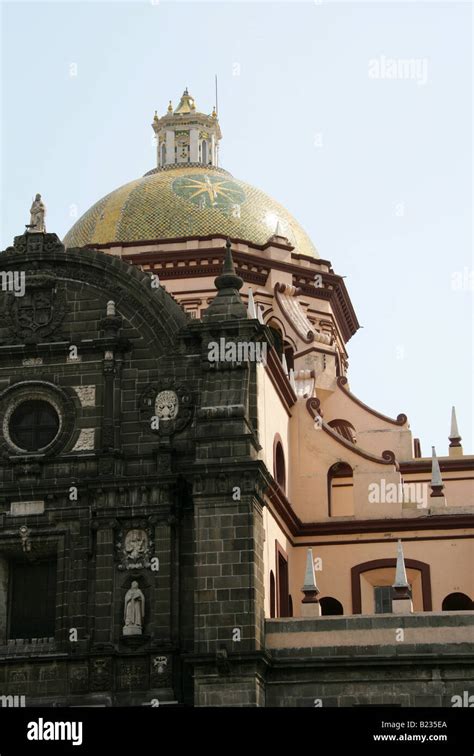 Puebla Cathedral, Zocalo Square, Puebla City, Puebla State, Mexico ...