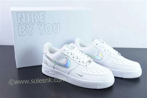 Nike Air Force 1 Low White Laser Custom BY You - SoleSnk