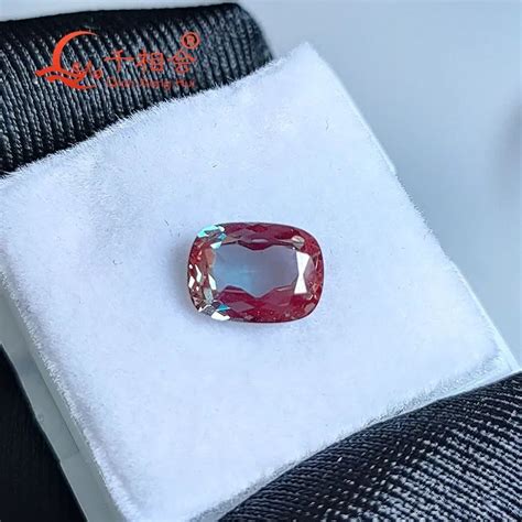 Jual Alexandrite Color Change Corundum Cushion Safir Created Lab