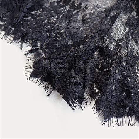 Sexy Black See Through Floral Lace Halter Lingerie Nightdress Babydoll Dress N