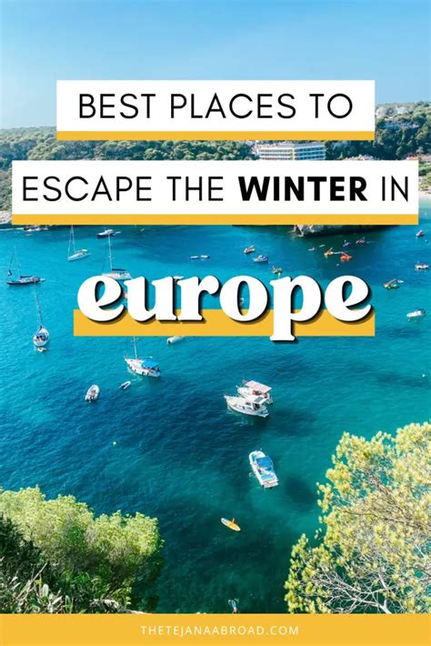 destinations  escape  winter  europe
