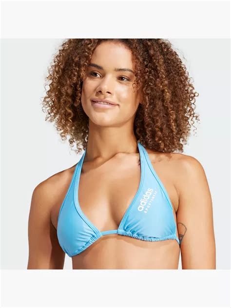 Adidas Neckholder Bikini In Blau DEICHMANN