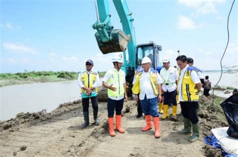 Perbaikan Darurat Tanggul Sungai Wulan Di Demak Ini Penjelasan Menteri