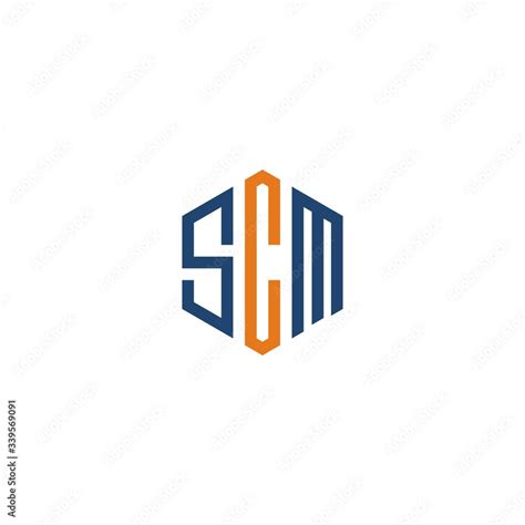 logo SCM icon vector Stock Vector | Adobe Stock