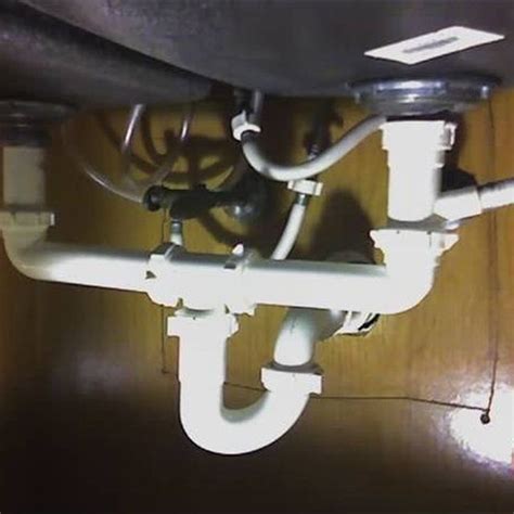 Double Bowl Kitchen Sink Plumbing Kitchen Sink Remodel Double