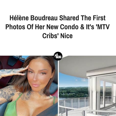 Hélène Boudreau Shared The First Photos Of Her New Condo And Its Mtv