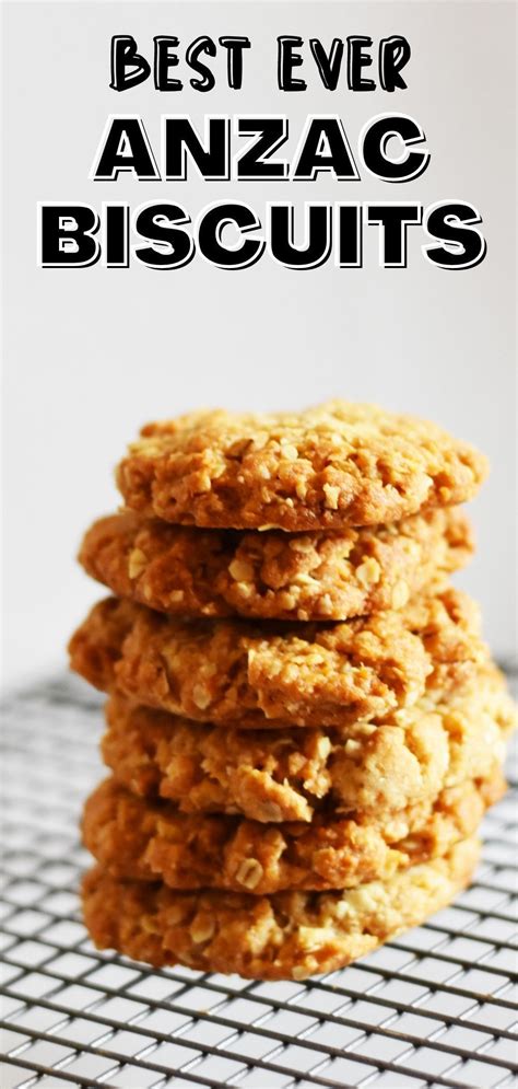 The Best Anzac Biscuits Recipe Chewy Or Crunchy Recipe Anzac