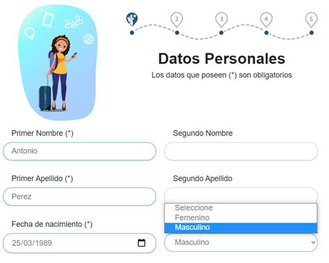 El Formulario En Formato Digital Nombrado Dviajeros Arrojar Un C Digo