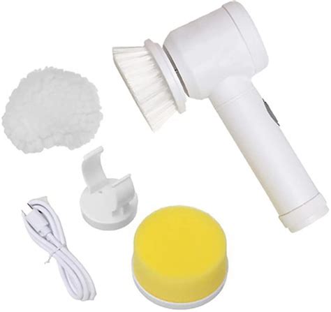 Cordless Electric Mop All Purpose Cleaner Scrubbing Brushes Kit