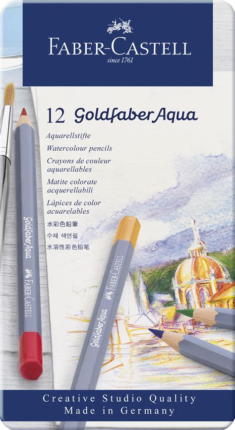 Goldfaber Aqua Watercolor Pencils Tin Of Walmart Walmart