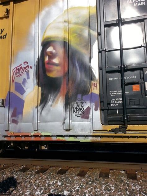 Cool Train Graffiti | Street Art