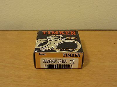 Timken Fafnir Mm Wi Dul Super Precision Bearings Skf Acd