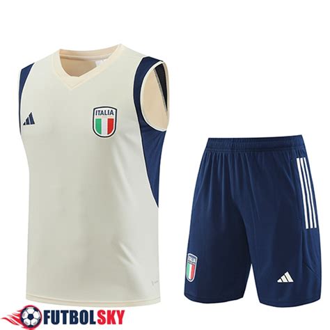 Comprar Camiseta Entrenamiento Sin Mangas Cortos Italia Blanco 2023