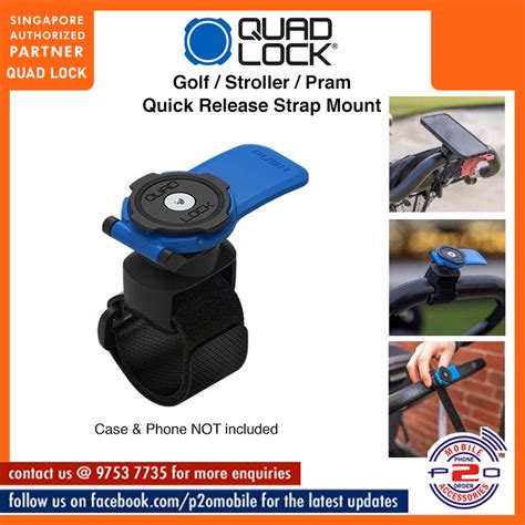 Quad Lock Quick Release Strap Mount Golf Stroller Pram Lazada Singapore