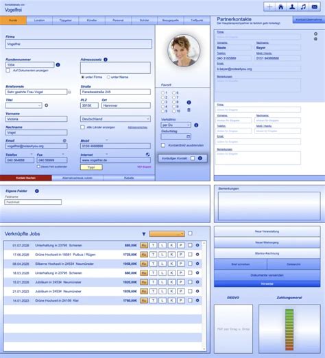 Kontaktverwaltung Orga Job Rechnung Verträge für Musiker und DJ