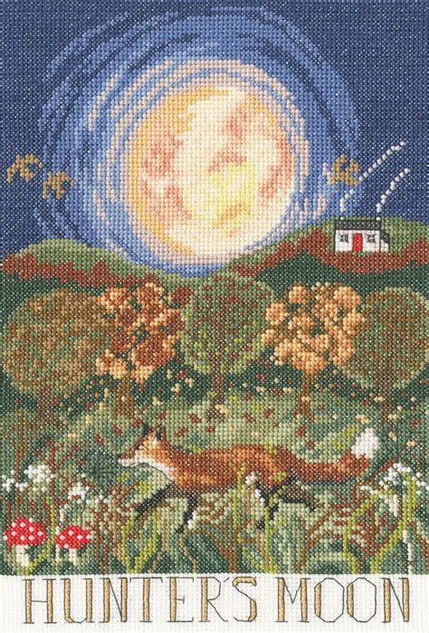 Bothy Threads XDD3 Hunter S Moon Cross Stitch Kit JK S Cross Stitch