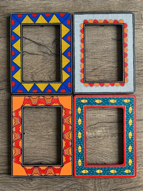 Hand Painted Wooden Frame Madhubani Art Acrylic Painting Indian Art