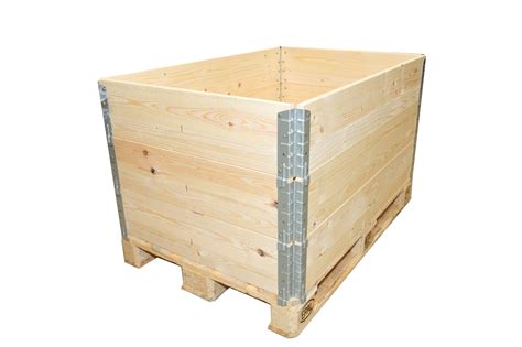 New 1208 Economy Wooden Pallet Collar All Pallet Collars