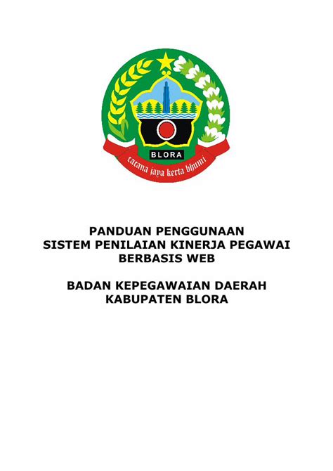 PDF PANDUAN PENGGUNAAN SISTEM PENILAIAN KINERJA Eprints Akakom Ac Id