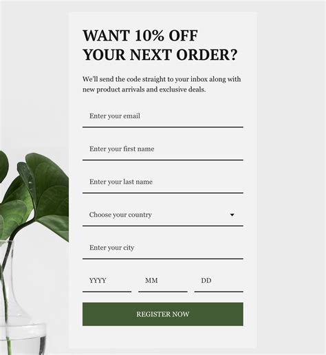 Next order discount - Omnisend