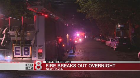 New Haven Firefighters Extinguish Early Morning Blaze Sunday Youtube