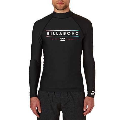 Billabong Unity Long Sleeve Rash Vest Black Bodysurfing