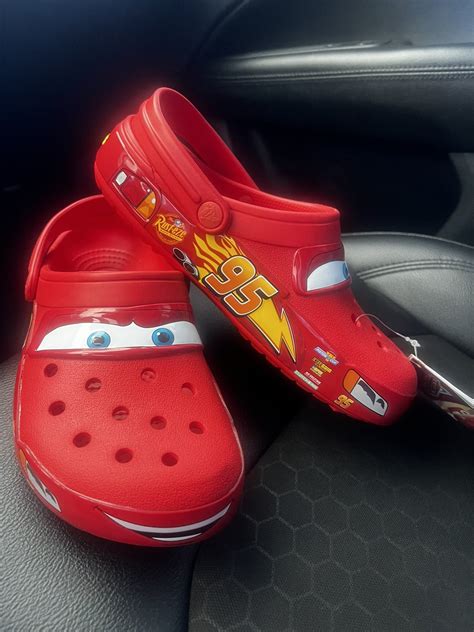 Crocs Disney Pixar Cars Lighting McQueen Crocs | Grailed