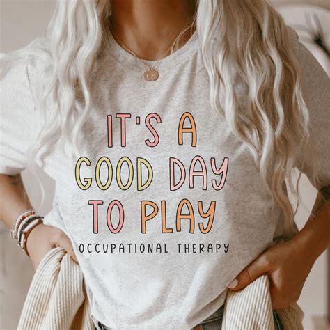 Occupational Therapy Shirt Ot Shirts Pediatric Ot Shirts Etsy