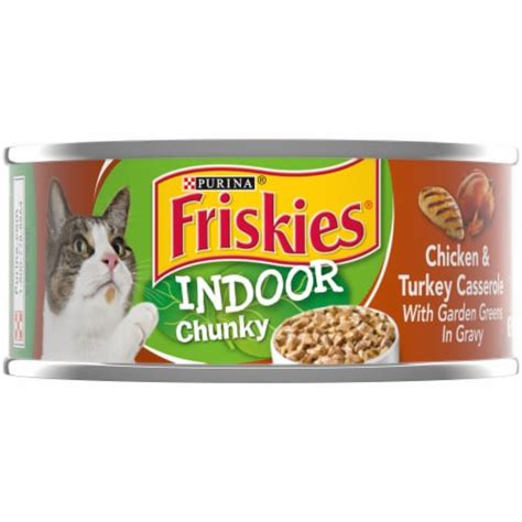 Purina Friskies Indoor Wet Cat Food In Gravy Chunky Chicken Turkey