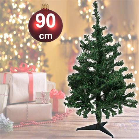 Albero Di Natale Cm Super Folto Effetto Pino Verde Rami Con