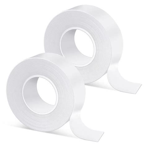 10M Ruban Adhésif Double Face Extra Fort Transparent Lavable Nano Tape