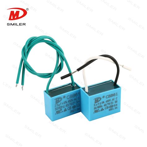 Wholesaling Cbb Ac Starting Epcos Capacitors With Wires Polypropylene