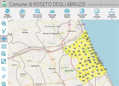 A Roseto il Piano Regolatore Generale Prg è consultabile online