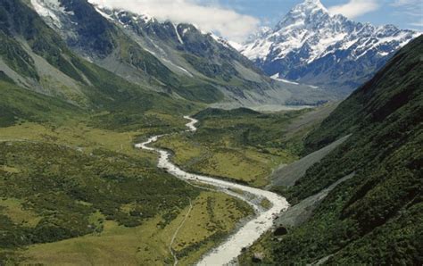 Winding River Wallpapers Aoraki Mount Cook X Wallpaper